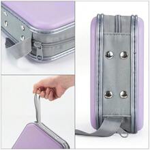 UENTIP CD Case For Car,48 Capacity DVD Case Portable Zipper Large Storage CD Wallet CD Organizer Home Travel (Lavender, 48){Inchcolor_nameinch:Inchlavenderinch} - 薰衣草 - 查看 4