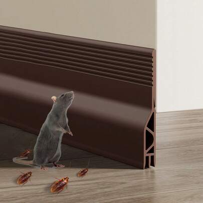 1 rollo de 1 metro de largo de tira de sellado autoadhesiva, diseñada para uso práctico, puede proporcionar aislamiento acústico y resistencia al viento, ideal para sellar espacios alrededor de puertas y ventanas.