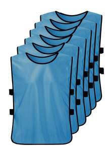 6 Pack Scrimmage Team Practice Vests Pinnies Jerseys Train Vest For Adult Sport Basketball Soccer Football,Set Of 6 Practice Vests Pennies For Sports Youth, And Scrimmage Vests