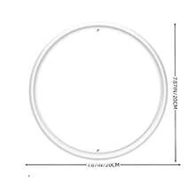 1 pieza Letrero de metal con diseño de estilo vintage de la Lambretta Scooter - Diseño de bandera británica 2D, decoración de pared de 8 pulgadas de diámetro, fácil de colgar, adecuado para el hogar, el jardín, el bar, la cafetería, la oficina y también para la decoración de la habitación - Estilo de orificio como el tamaño mostrado