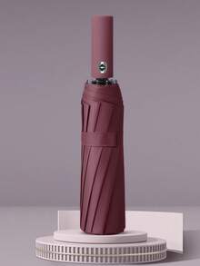 [Quick Local Shipping In The United States]Automatic Folding Umbrella For Women & Men - Premium Windproof & Sun Protection Compact Travel Umbrella | Luxury Business Design With 24 Strong Ribs | Pink Umbrella (Sombrilla) For Heavy Rain & UV Shield, Perfect Portable Style Suitable For Shopping, Travel With,Purses And Bags Women Black Purse Bags For Women Beach Bag Halloween Tote Bags For Women Travel Essentials Clear Bag Bolsos Para Mujer Clear Purse Handbags For Women School Bag Crossbody Bags For Women New Fall Fashion Women Totes Bags For Women Carteras Para Mujer Purses For Women Brown Purse Backpack Work Bag Lunch Bag For Women Back To School - Màu Đỏ Sâu - Xem 8