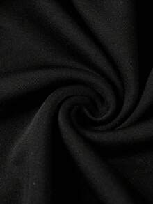 女士休闲黑色修身连体裤，适合户外活动、音乐节、春秋穿着 - 黑色 - 查看 8