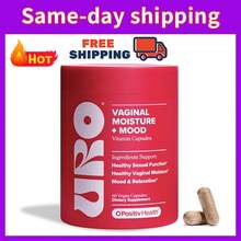 URO Vaginal Moisture & Mood - 30 Servings With KSM-66, Ginkgo Biloba, GABA - hồng - Xem 1