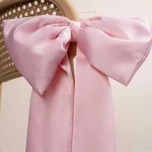 Nơ hồng lớn, đồ trang trí treo tường, thích hợp trang trí nôi em bé, đám cưới, tiệc tùng, sinh nhật. - Hồng - Xem 2