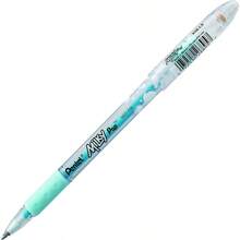 Bolígrafo Milky Pop de Pentel Tinta en Gel Colores Pastel Caja con 12 Piezas Color Turquesa-K98-LS - AzulCieloAzul - Ver 3