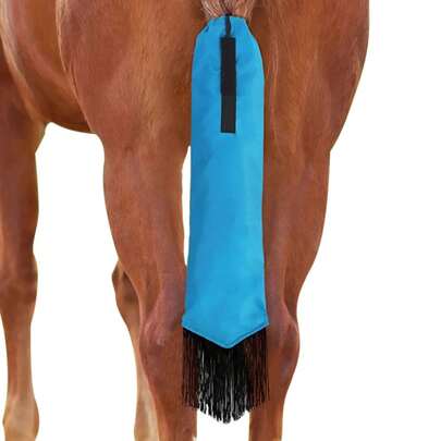 Ponytail Storage Bag, Protective Case For Ponytail, Anti-Mosquito Bite, Waterproof And Durable Ponytail Bag With Tassel Design, Ponytail Storage Pouch, Equestrian Equipment
