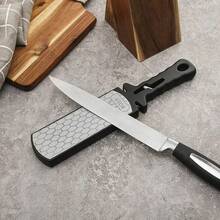 5 In1 Knife Sharpener Diamond Bars Multi-Tool Kitchen Knives Tungsten Steel Ceramic Grinding Double-Sided Whetstone Sharpeners - Style 2 - View 5