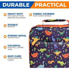 Dinosaur Lunch Box With For Boys With Ice Pack Insulated Bag For Toddlers Girls Baby Boy Daycare PreSchool Kindergarten Container Boxes For Small Kid Snacks Lunches  Blue Orange Dino - BlueDinosaur - View 4