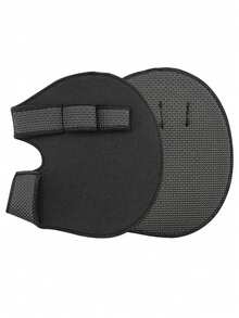 1 Pair Black 4-Finger Fitness Gloves For Deadlift, Bench Press, Pull-Ups, Dumbbell Workout, Anti-Slip & Wear-Resistant, Protect Hands - Multicolor - View 8