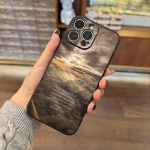Elegante funda para  con temática primaveral y frases inspiradoras, adecuada para los modelos  16, 11, 15, 14, 13 y 12 Pro Max XR Plus.Esta funda protectora negra para teléfono es un regalo atento tanto para amigos hombres como mujeres, especialmente para hermanas. - Colores mixtos - Ver 6