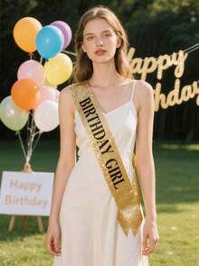 Birthday Sash, Women's Birthday Sash Suitable For Birthday Party, Birthday Sash Small Gift , Perfect For Birthday Celebrations, Birthday Party