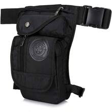 Drop Leg Bag Outdoor Waist Pack Men Women Tactical Motorcycle Bike Cycling Multi - Pocket Waist Fanny Pouch Travel Hiking Climbing Thigh Bag Pocket, Black, Medium, Casual