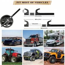 Bloqueo de volante, dispositivo antirrobo, bloqueo de dirección retráctil sin llave, barra de prevención de robos, para coche, camiones, SUV, furgoneta