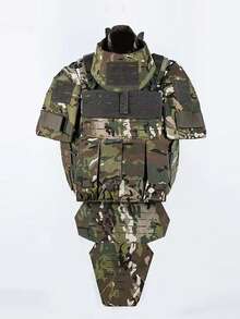 Giubbotto tattico protettivo impermeabile in tessuto Oxford 1000D, con fibbie in plastica a sgancio rapido MOLLE, in mimetica, abbigliamento protettivo multifunzione venduto direttamente dalla fabbrica, con possibilità di installare chip CP - Multicolore - Visualizzare 4