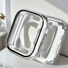 Tempered Glass Screen Protector Cover For Apple Watch Series 11/10/9/8/7/6/5/4/SE 42mm 40mm 41mm 44mm 45mm 46mm, 360° Protective Front And Back PC Case For Accessories - Multicolor - View 18