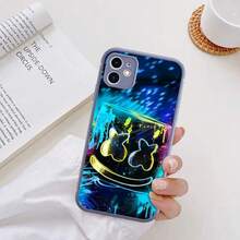 Marshmallow Dj Faces Phone Case For  14 11 12 13 Mini Pro Max 8 7 Plus X XR XS MAX Translucent Matte Cover,Covercompatible With  17 Case,  17 Pro Case,  17 Pro Max Case - z3 - 查看 13