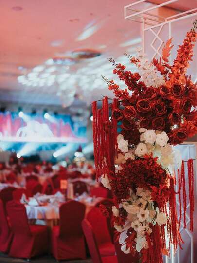 5PCS Artificial Flower Wisteria Hanging Flowers, Lover's Tears Hanging Plant, Wedding Faux Flower Hanging Silk Artificial Amaranthus, Wedding Flowers, Cascading Wedding Bouquet For Wedding Background Decoration, Hotel Decoration, DIY Flower Arrangement Material, Vase Filler, Wall Decoration, Valentine's Day, Birthday, Party, Gift