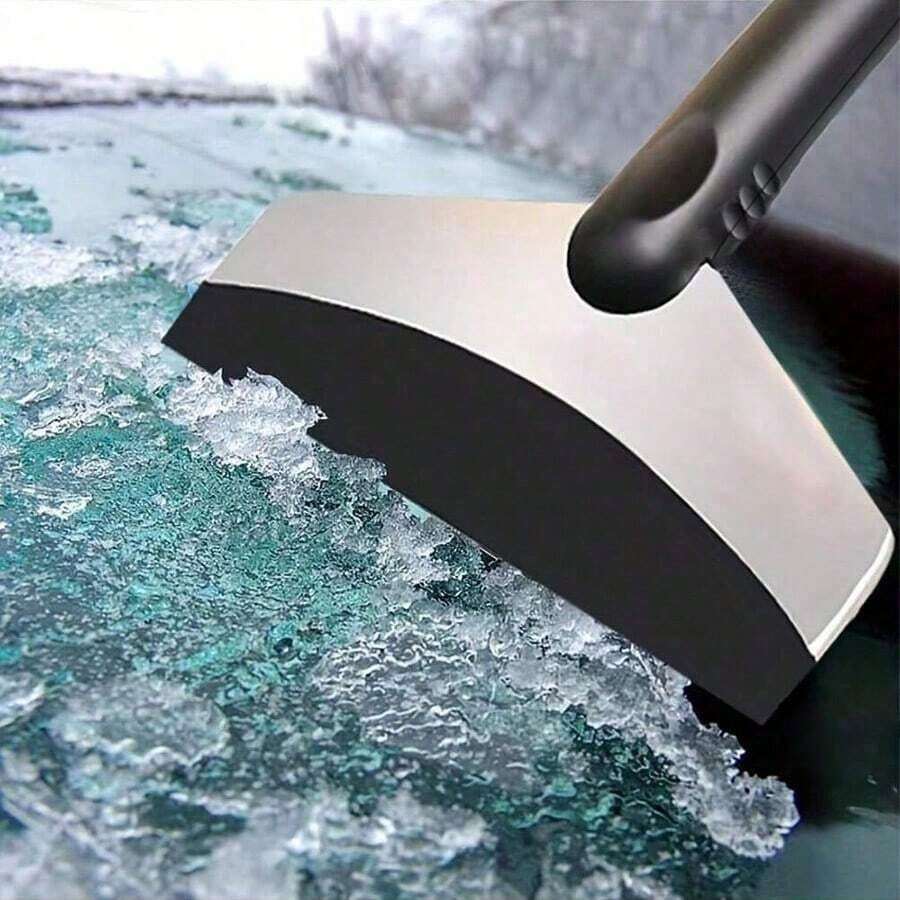 2/1 Pieza Raspador, Cepillo quitanieve para parabrisas sin rayar - Descongelar en 1 segundo sin dañar el cristal, Herramienta descongelante con diseño de mango antideslizante, Accesorio esencial de invierno para coches, camiones, SUV, imprescindible para conducir bajo la lluvia y la nieve - Multicolor - Ver 1