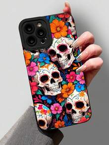 1pc Leopard Print Soft TPU Protective Phone Case Compatible With Apple 7 Plus/8 Plus/16/16 Plus/16 Pro/16 Pro Max/XR/XS Max/11/11 Pro/11 Pro Max/12/12 Pro/12 Pro Max/13 - Black - View 3