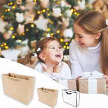 PACK4YA Paper Gift Bags Present Bag With Handles For Birthday Wedding Christmas Party Shopping  Shower 35x13x26 Cm Black 12 Pieces