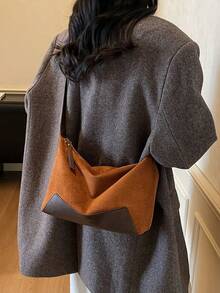 Modische & elegante, vielseitig einsetzbare, schlichte Umhängetasche für Pendlerinnen, Neue Kollektion 2025