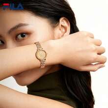 FILA Premium Women's Quartz Watch & Titanium Steel Crystal Bracelet Set – Elegant Pearl Dial, Shimmering Crystal Bezel & Stainless Steel Bracelet | Waterproof Luxury Timepiece Gift Set, Perfect For Wife, Girlfriend Or Lover On Valentine's Day, Christmas, New Year, Anniversary & All Special Occasions