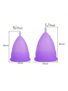 3 Pieces Set Menstrual Cup Medical Grade Silicone Women Period Cups Coppetta Mestruale Coupe Feminine Hygiene Menstrual Disc For Collect Menstruation - Multicolor - View 4