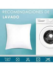 Pack Of 2/4/6 Decorative Cushion Fillers, Sofa Cushions, Home Quilted Cushion, Hollow Fiber Filled Cushion, For Sofa Or Car, In All Sizes 30x50 40x40 40x60 45x45 50x50 50x70 55x55 60x60 CM - 白色 - 查看 5