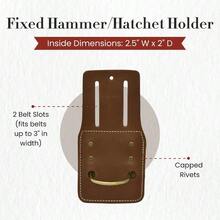 Style N Craft Martillo Giratorio con Resorte o Soporte para hachas - MarrnDarkTan - Ver 4