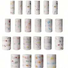 一次性可洗厨房纸巾，厨房清洁纸巾，柔软吸水布，吸水性强，干湿两用，洗碗防油纸巾，厨房用纸，厨房用品，圣诞派对用品（随机图案） - 彩色 - 查看 10