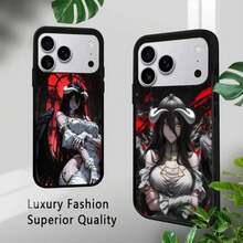 A-Albedo Overlord Sexy Phone Case Cover Compatible With  17 16 15 14 13 12 11 Pro Max Plus Mini Plus Hard Mirror Surface Protect Funda, Cover Compatible With  17 Case,  17 Pro Case,  17 Pro Max Case - Z1 - Ver 6