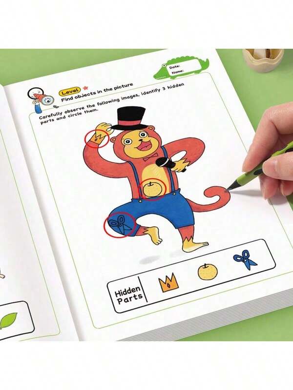 Children's Fun Whole Brain Thinking Challenge: Find A Way To Improve Thinking Logic And Motivate Children's Motivation