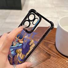 Funda de Teléfono de Lujo Anime Warrior IKKI para OPPO Realme 14, 13, 11 Pro Plus, C75, C55, C53, C35, C33 4G/5G - Cubierta Trasera Transparente a Prueba de Golpes con Marco Electrochapado Diseño de Alta Gama - Mezcla de colores - Ver 6