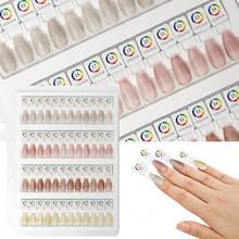 Acrylic Magnetic Nail Color Book Inside Page And Magnetic Nail TipsPremium Acrylic False Nail Tips For Gel And Regular Polish Durable Easy To Color Perfect For Nail Practice And Profional Use - 磁性內頁 - 查看 2