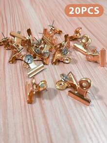 10pcs/20pcs Thumbtacks Pushpin Clips With Pins, Thumbtack Fixation For School, Arts & Crafts, Photo File On Notice Board, Partition Wall Without Holes (Black)