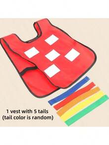 1 Set Outdoor Tail Chasing Interactive Game, 5 Reusable Tails, Family/Yard Kids Activities, Outdoor Beach Group Challenge Game