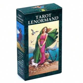 Tarot Lenormand-kortlek: Avslöja mysterier, dyk ner i spådom! Rika bilder, uråldrig visdom. Perfekt för sökare - utforska ödet, få insikter. Perfekt för tarotälskare