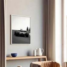 1 件 1970 年摩纳哥大奖赛赛车帆布印刷墙画 - 家居和办公室装饰海报，适用于客厅、卧室、餐厅、车库、咖啡馆和酒吧 - 彩色 - 查看 2