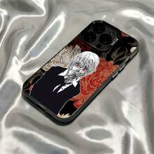 Funda para Teléfono de Kurapika de Compatible con 17, 16E, 16, 15, 14, 13, 12, 11, Pro,,, X, XR, XSMAX, 8, Plus, con Parte Trasera Mate Antigolpes, Iph Para Hombre, Horror Ph, Japanese Ph Para Hombre, Carcasa para Teléfono, Funda Práctica17 17promax - Negro - Ver 2