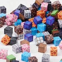 磁性积木玩具，适合3-4岁、4-5岁、6-8岁男孩女孩，STEM升级版蒙特梭利感官玩具，适合3岁以上儿童，拼搭玩具，我的孩子拼搭玩具世界节日礼物，10块/12块/48块/100块套装 - 彩色 - 查看 8