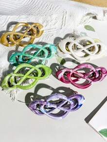 1 buc/6 buc cleme de păr din plastic ABS cu model marmorat, accesorii de păr noi, vândute la preț redus, pentru vacanță, călătorii, petrecere, ziua de naștere, birou, plajă, set combinat cu gheare de păr, agrafă de păr, agrafe de păr