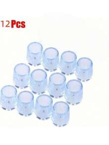 4/8/12/16pcs Silicone Chair Leg Covers - Non-Slip Round Furniture Feet Pads - (Silicone Material With Elasticity) Polished Metal Finish Compatible - Floor Protectors, No Power Required - Multicolor - View 12