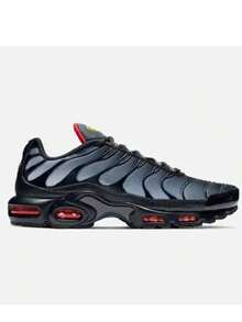 Special Offer: Air TN Plus Max Premium Vapor Bubble Cushioned Spring Tennis Shoes For Parties, Gyms, Fitness, And Outdoor Activities. - 黑色和紅色 - 查看 1