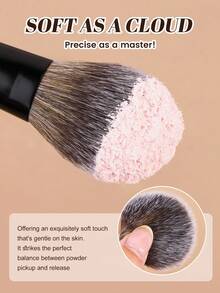 MAANGE 15件套专业化妆刷套装，带收纳盒，便携式旅行化妆刷套装，包含腮红刷、粉底刷、眼影刷、睫毛刷、眉刷、唇刷、修容刷、散粉刷、高光刷、晕染刷、鼻刷、遮瑕刷，适合旅行、居家或户外使用，是送给朋友、女性和女孩的理想礼物。 - 彩色 - 查看 10