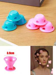 No-Heat Octopus Curling Hair Band, No-Heat Curling Iron, 8 Detachable Curling Claws, Adjustable Hair Band, Soft Satin No-Heat Curler, Suitable For Long Hair, Slouchy People Sleep Curling Tool, No Need For Ironing, Non-Damaging, Girls Sleep Curling Rod, Create Fluffy Big Waves, Fluffy Curling Cap, All-Night Sleep Curling Tool, Create Soft Wavy Curls - Multicolor - View 10