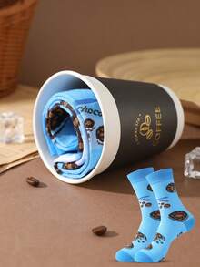 زوج جديد من الجوارب متوسطة الطول متعددة الألوان بتصميم مستوحى من القهوة، جوارب رياضية جديدة لربيع/صيف 2026 للجنسين، تصميم إبداعي مستوحى من الطعام، مصنوعة من قماش مُحبوك، طويلة وسميكة ناعمة ومريحة، هدية مثالية لعيد الفصح، عيد الميلاد، ، هالوين، عيد الحب، التجمعات العائلية، الحفلات، ارتداء كاجوال فريد وأنيق في الحياة اليومية - متعدد الألوان - مشاهدة 7