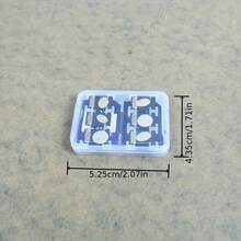 5pcs Transparent Plastic Micro SD Card Holder With Lid, Durable Memory Card Organizer Box For Photography Equipment & Camera Accessories, Stackable Storage Case For Easy Visibility And Protection, Photo Storage Box