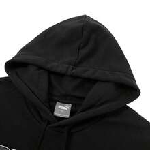 Puma 2026新款男士连帽抓绒卫衣 SQUAD 运动衫 TR，户外休闲运动训练舒适卫衣，黑色 681253-01 - 黑色 - 查看 3