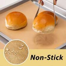 Parchment Paper Baking Sheets For Emeril Lagasse 26 QT Extra Large Air Fryer 11x10 Inch Non-Stick Precut Baking Parchment For Air Fryer Steaming Bread Cup Cake Cookie And More - màu đen - Xem 7