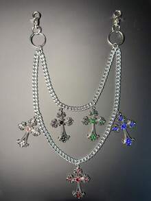 交叉裤链、钱包链、复古链、双层链、嘻哈朋克风、牛仔裤链、口袋链、男士钥匙链